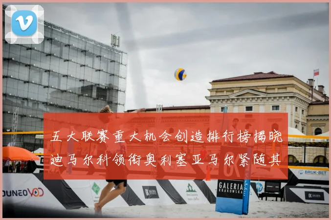 五大联赛重大机会创造排行榜揭晓迪马尔科领衔奥利塞亚马尔紧随其后
