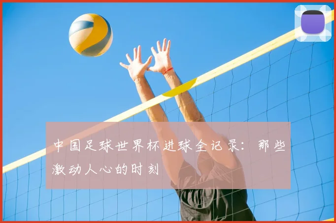 中国足球世界杯进球全记录：那些激动人心的时刻