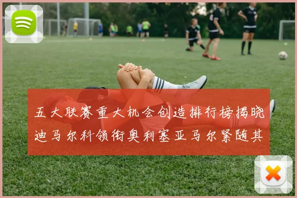 五大联赛重大机会创造排行榜揭晓迪马尔科领衔奥利塞亚马尔紧随其后