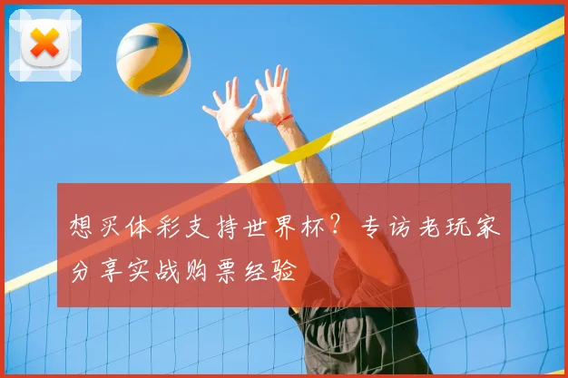想买体彩支持世界杯?专访老玩家分享实战购票经验
