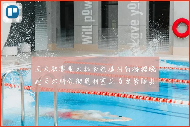 五大联赛重大机会创造排行榜揭晓迪马尔科领衔奥利塞亚马尔紧随其后