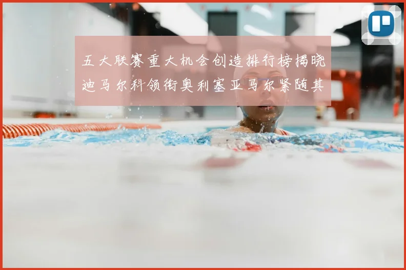 五大联赛重大机会创造排行榜揭晓迪马尔科领衔奥利塞亚马尔紧随其后