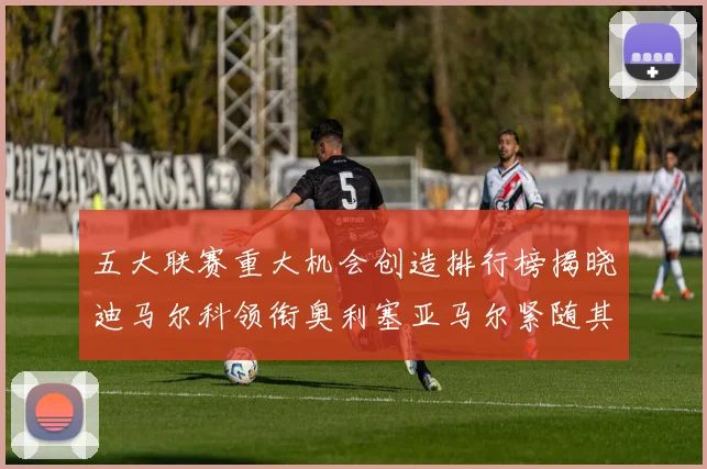 五大联赛重大机会创造排行榜揭晓迪马尔科领衔奥利塞亚马尔紧随其后