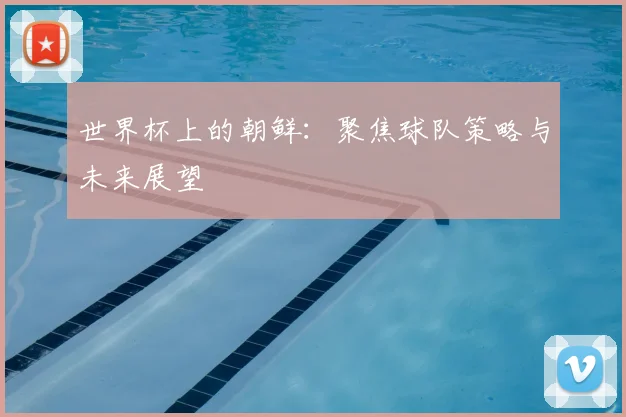 世界杯上的朝鲜：聚焦球队策略与未来展望