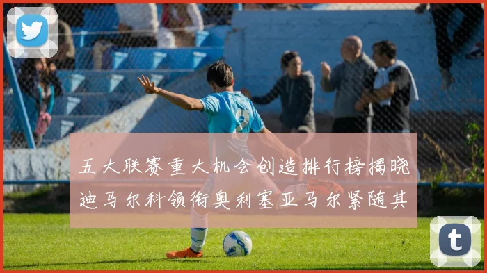 五大联赛重大机会创造排行榜揭晓迪马尔科领衔奥利塞亚马尔紧随其后