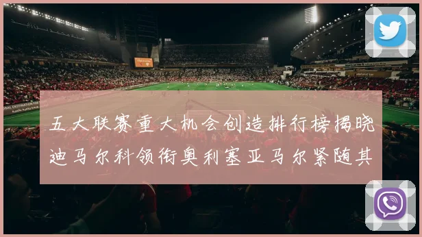 五大联赛重大机会创造排行榜揭晓迪马尔科领衔奥利塞亚马尔紧随其后